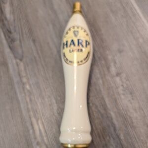HARP Imported Lager Beer Tap Handle From the Brewers of Guinness